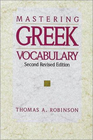 Mastering Greek Vocabulary