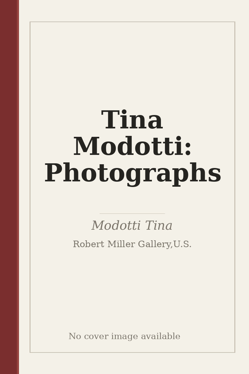 Tina Modotti: Photographs - no cover image available