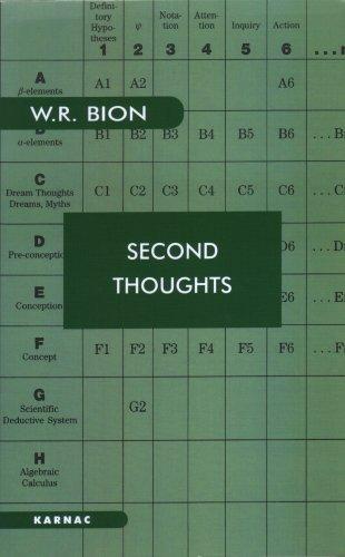 Second Thoughts: Selected Papers on Psychoanalysis
