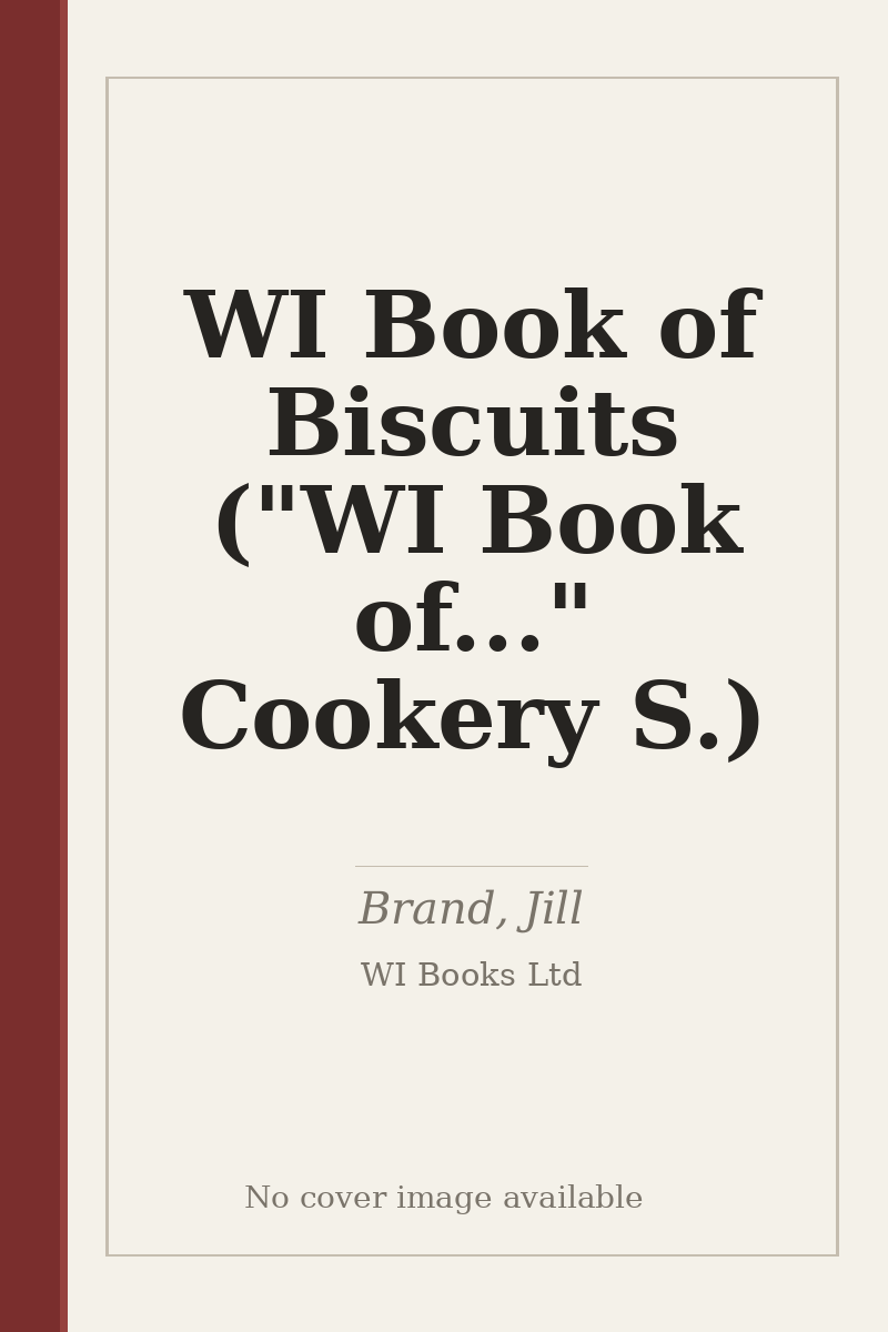 WI Book of Biscuits ("WI Book of..." Cookery S.) - no cover image available