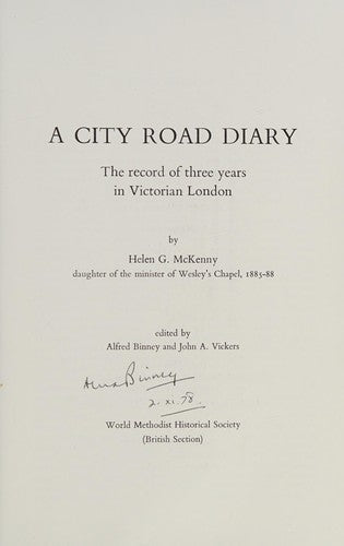 City Road Diary: Record of Three Years in Victorian London, 1885-88