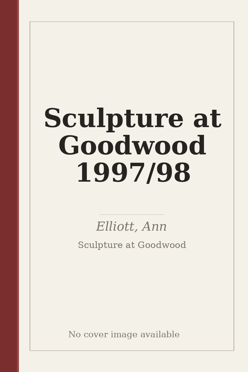 Sculpture at Goodwood 1997/98 - no cover image available