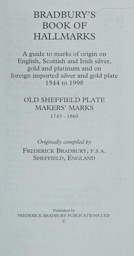 Bradbury's Book of Hall Marks