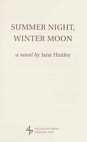 Summer Night, Winter Moon