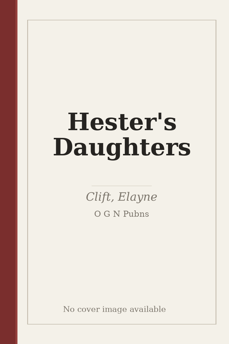 Hester's Daughters - no cover image available