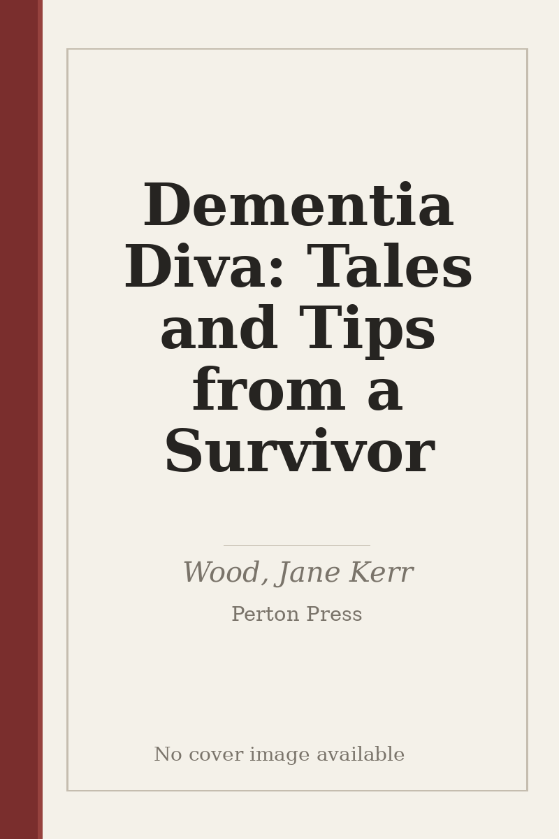 Dementia Diva: Tales and Tips from a Survivor - no cover image available