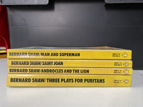 4x Bernard Shaw Penguin Vintage Book Bundle