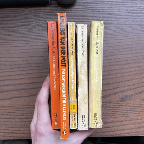 5x Laurens Van der Post Penguin Classics ORANGE Vintage Book Bundle Set