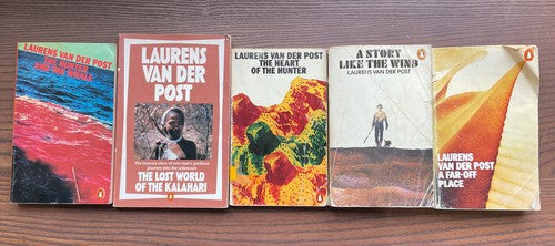 5x Laurens Van der Post Penguin Classics ORANGE Vintage Book Bundle Set