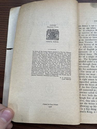 A Short Bible : Arranged by Austin Farrer from the Authorised Version