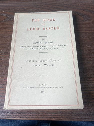 THE SIEGE OF LEEDS CASTLE, EDWIN HARRIS, VINTAGE PAPERBACK BOOK