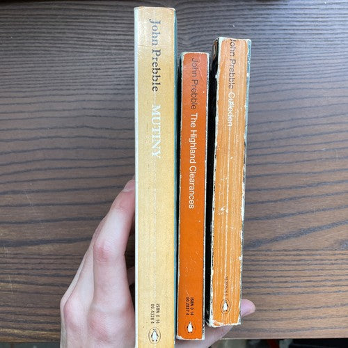 3x John Prebble Penguin Classics ORANGE Vintage Book Bundle Set