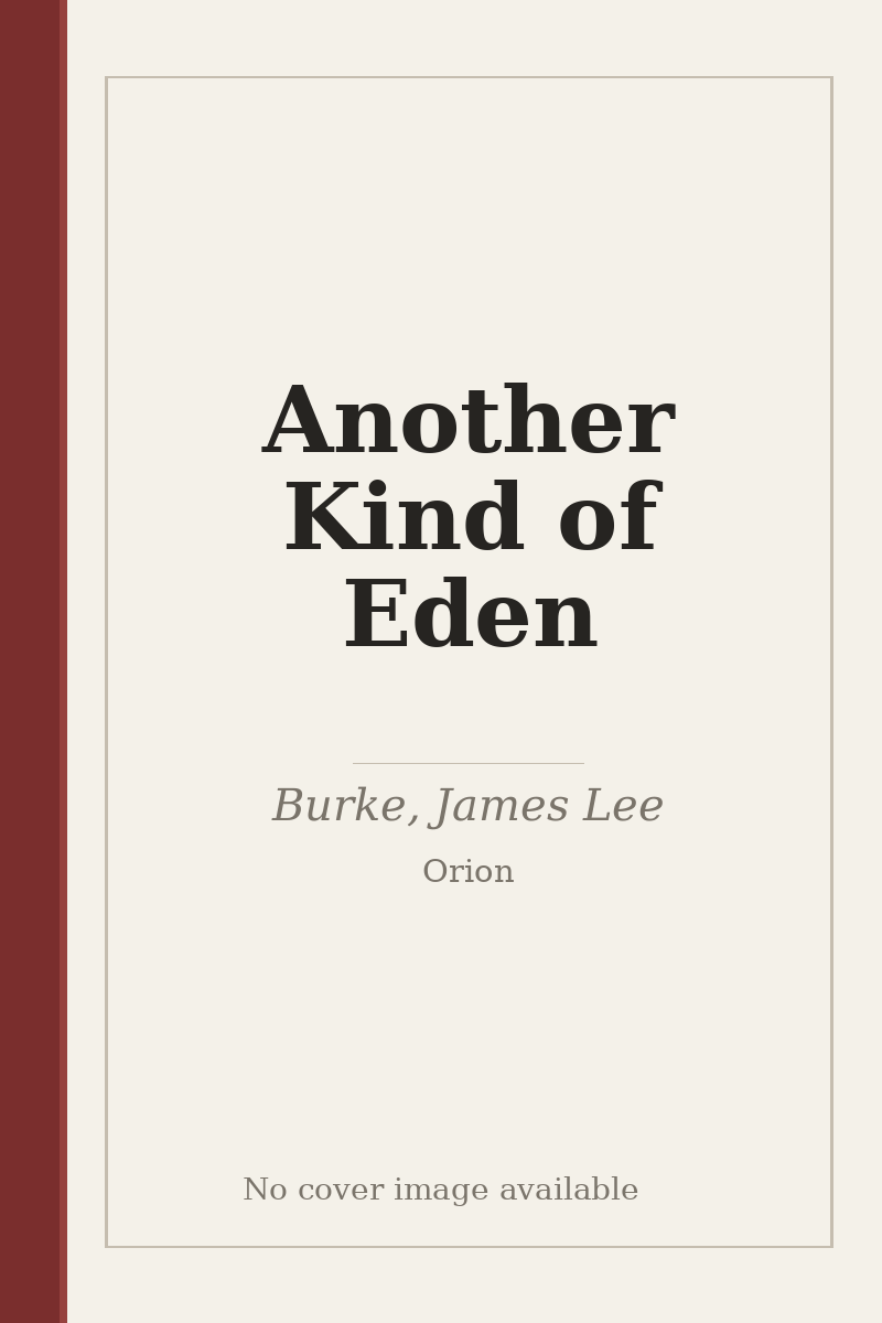 Another Kind of Eden - no cover image available