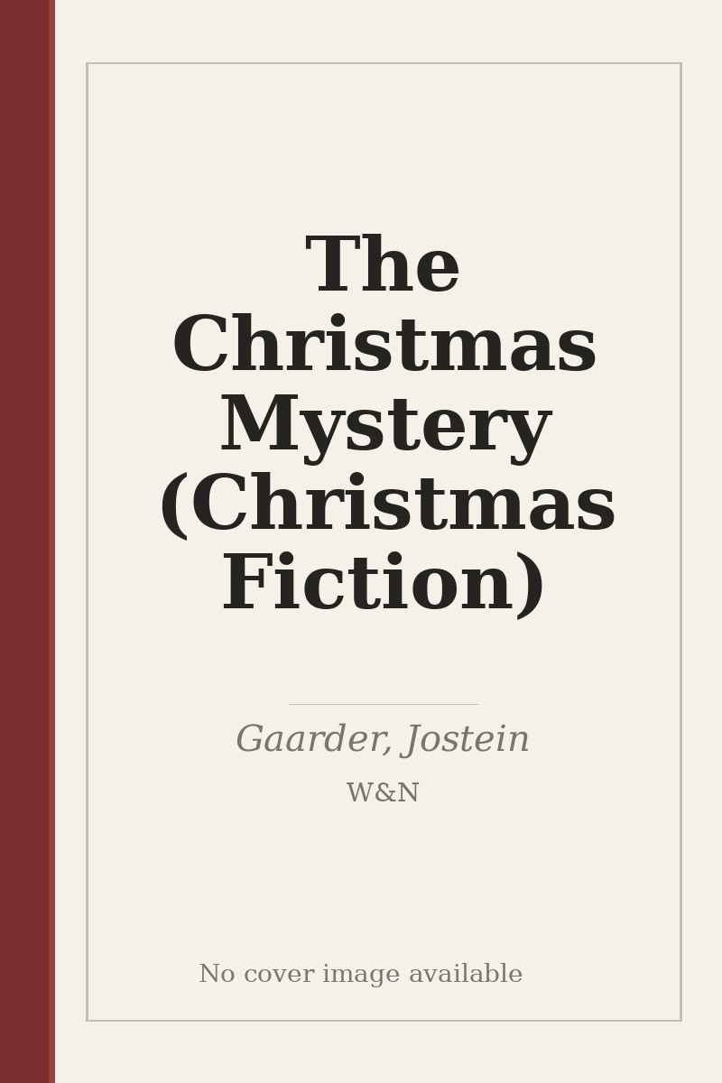The Christmas Mystery (Christmas Fiction) - no cover image available