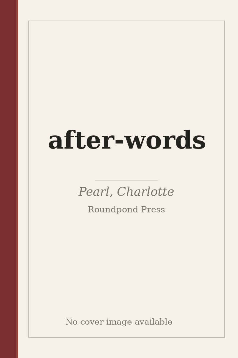 after-words - no cover image available