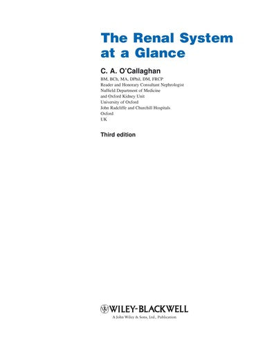 The Renal System at a Glance