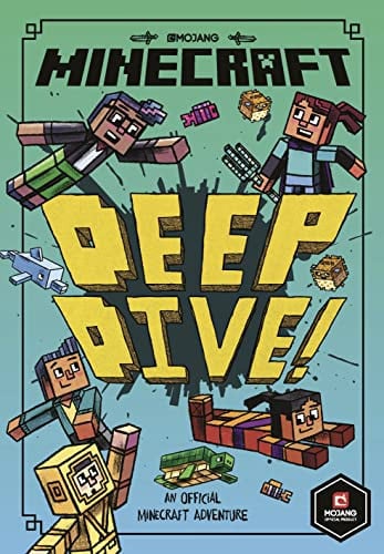 Minecraft: Deep Dive: Official illustrated LitRPG children’s gaming fiction – perfect for fans of A Minecraft Movie and kids aged 6, 7, 8 & 9!: Book 3 (Woodsword Chronicles)