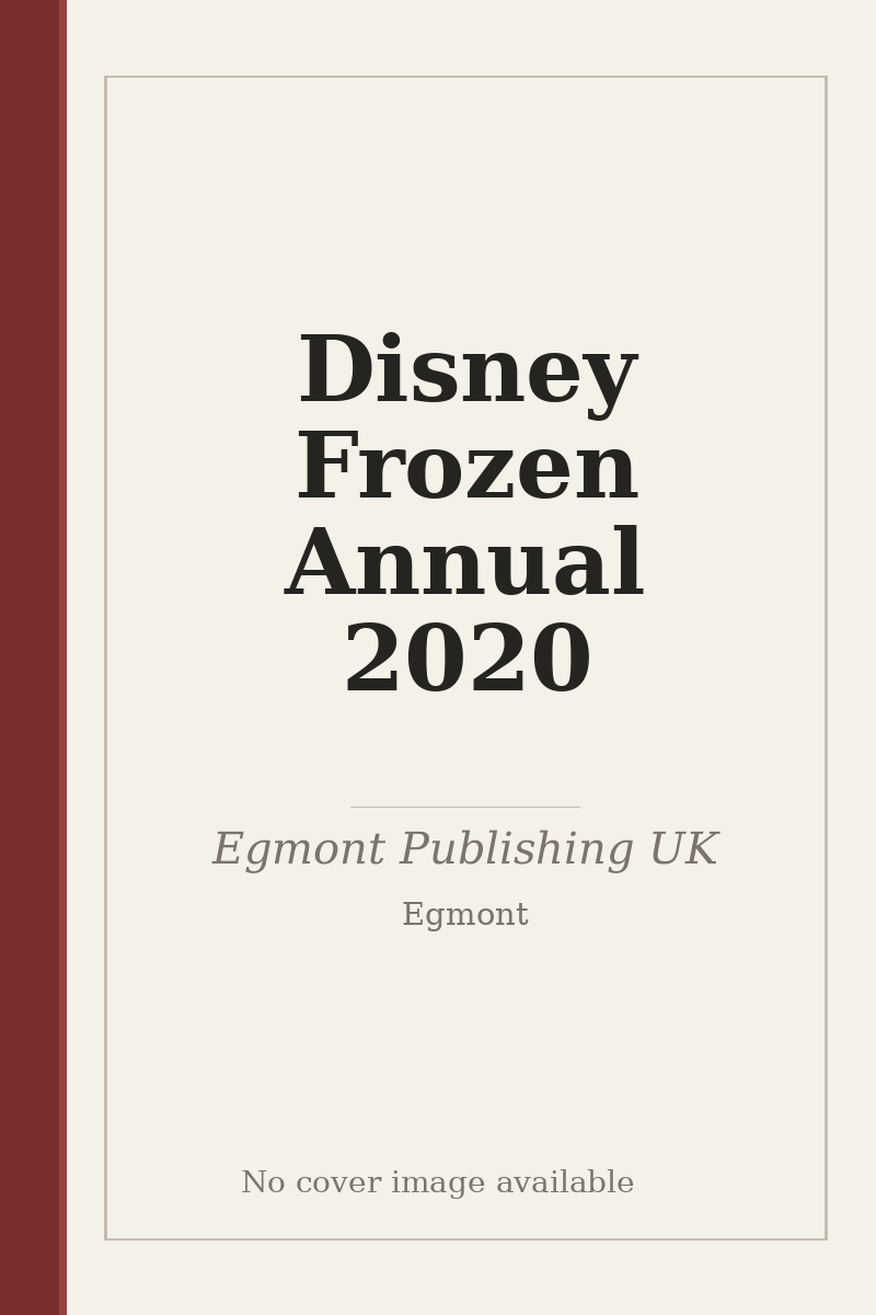 Disney Frozen Annual 2020 - no cover image available