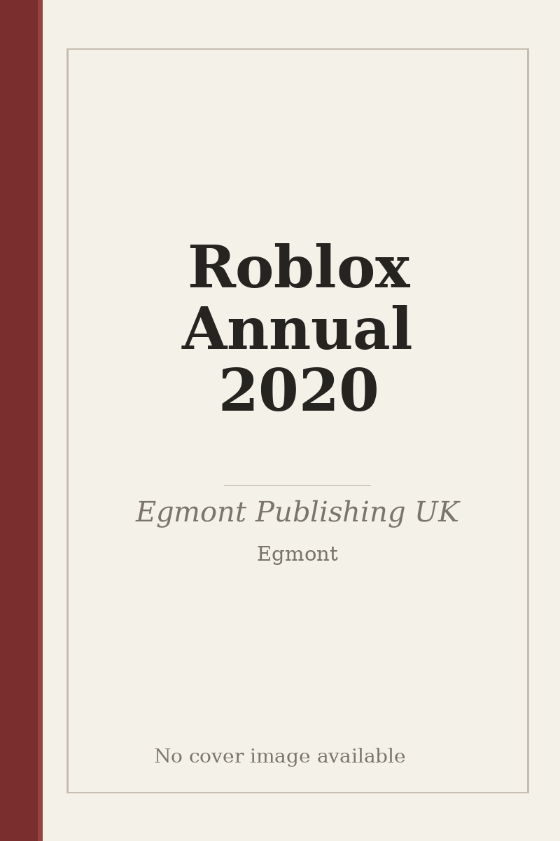 Roblox Annual 2020 - no cover image available