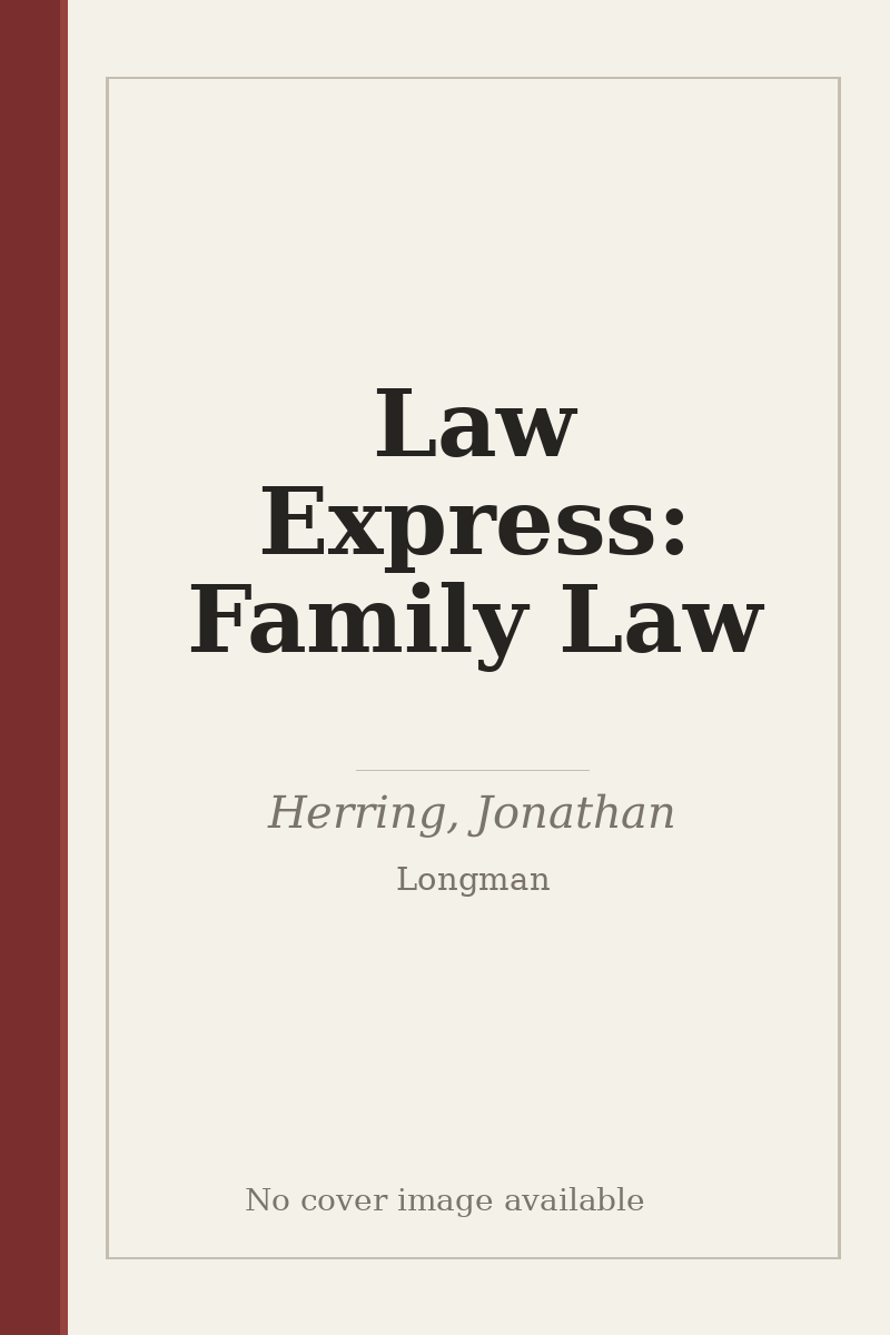 Law Express: Family Law - no cover image available