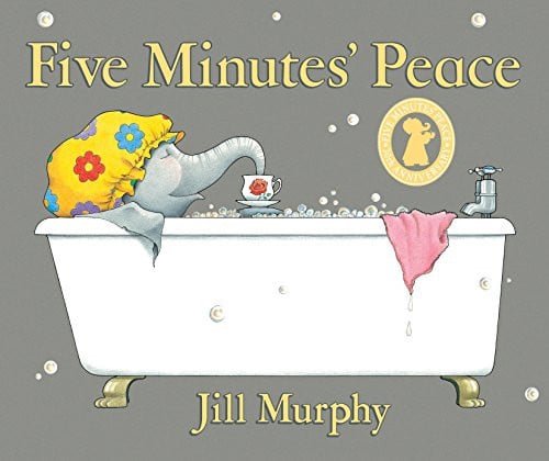 Five Minutes' Peace: A beloved classic and funny, heartwarming picture book story about a busy elephant mum and her children – perfect for mums, toddlers, kids age 3,4,5,6,7 (Large Family)