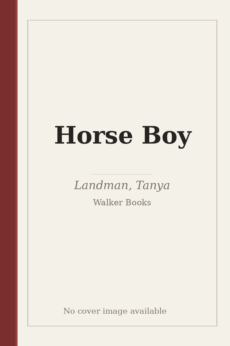 Horse Boy - no cover image available