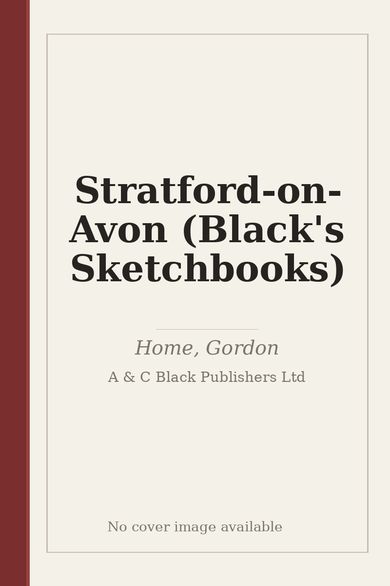 Stratford-on-Avon (Black's Sketchbooks) - no cover image available