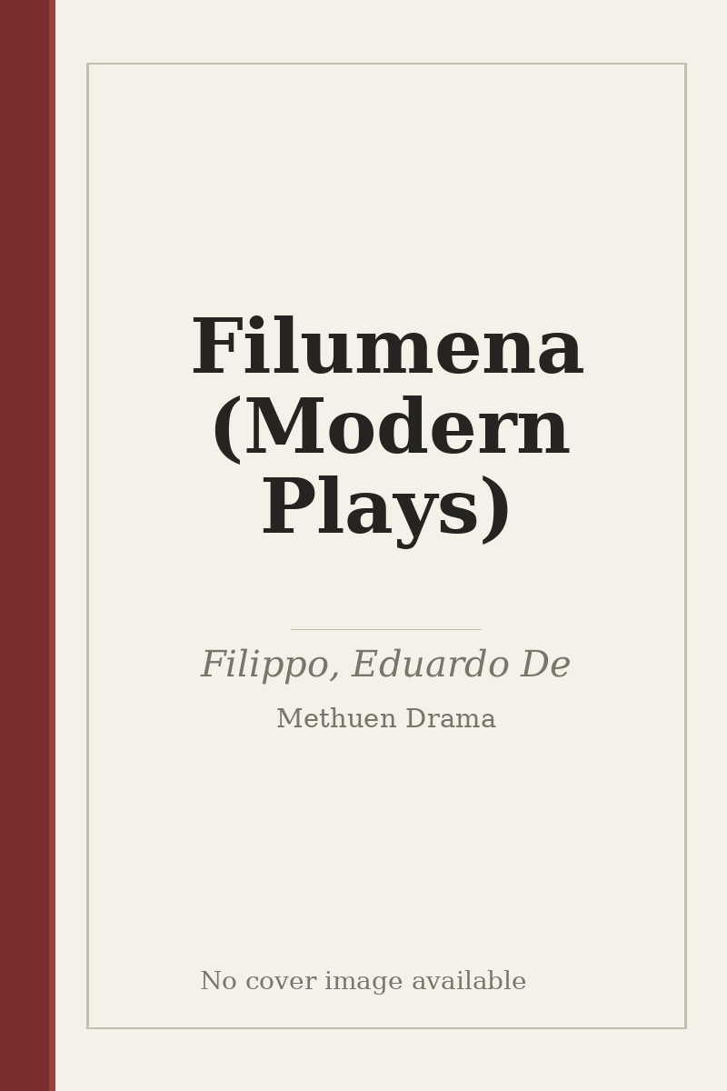 Filumena (Modern Plays) - no cover image available
