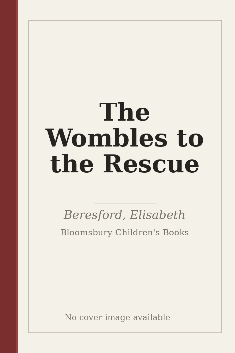 The Wombles to the Rescue - no cover image available