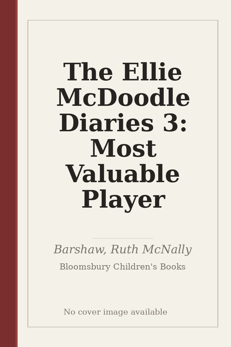 The Ellie McDoodle Diaries 3: Most Valuable Player - no cover image available