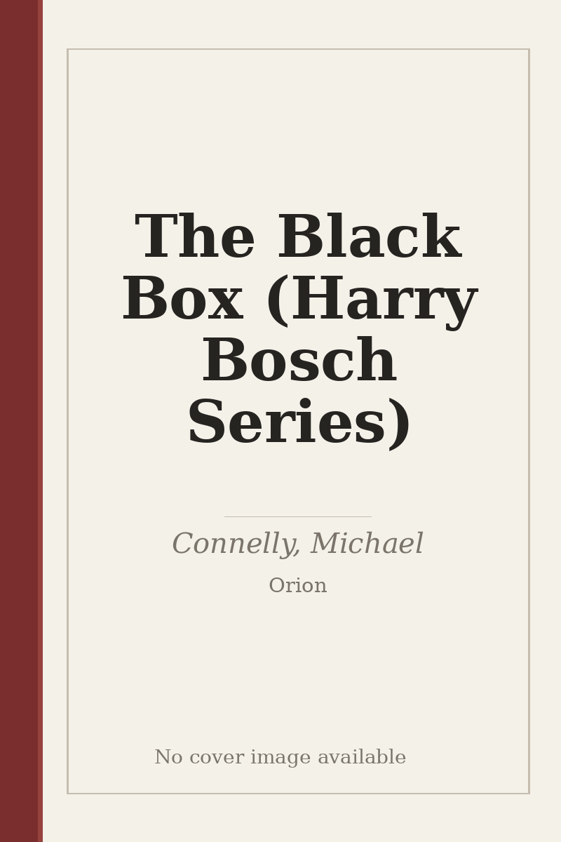 The Black Box (Harry Bosch Series) - no cover image available