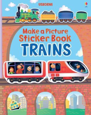 Make a Picture Sticker Book Trains