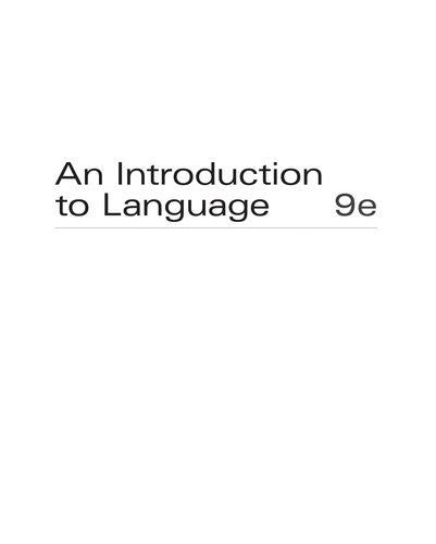 An Introduction to Language