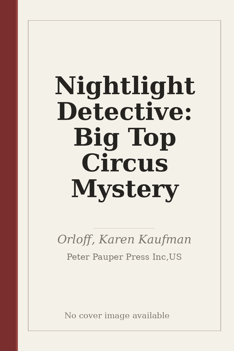Nightlight Detective: Big Top Circus Mystery - no cover image available
