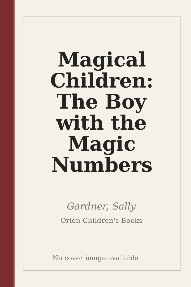 Magical Children: The Boy with the Magic Numbers - no cover image available