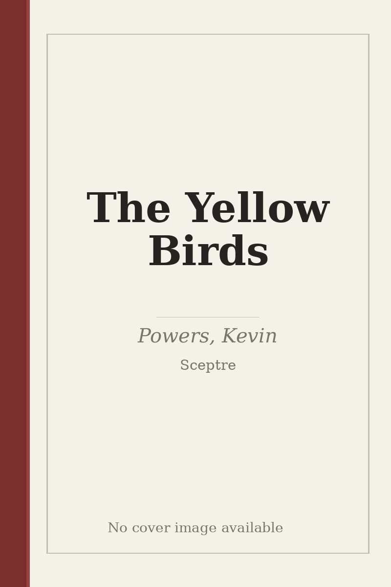 The Yellow Birds - no cover image available