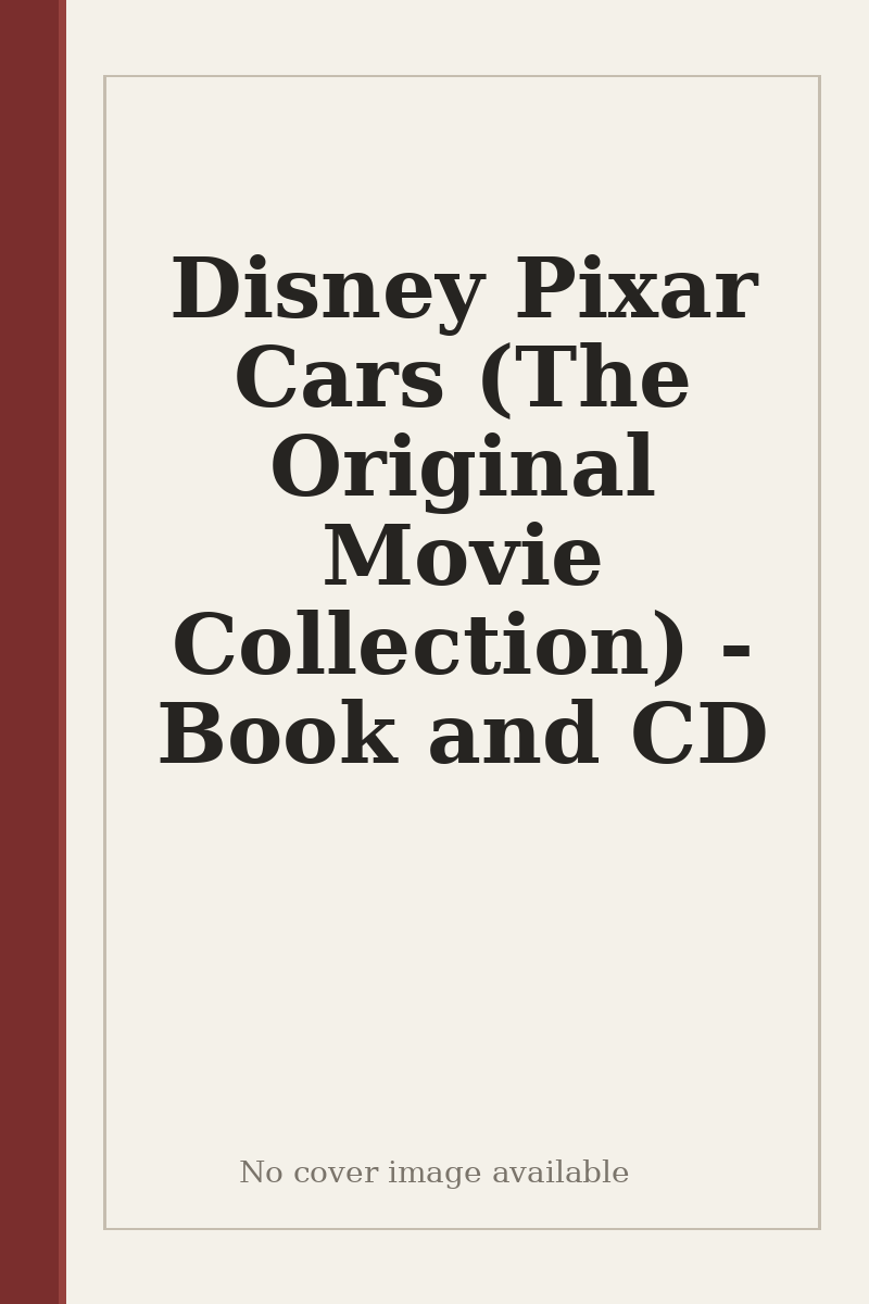 Disney Pixar Cars (The Original Movie Collection) - Book and CD - no cover image available