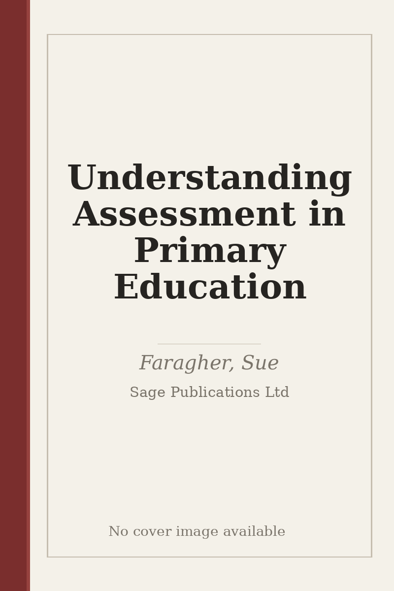 Understanding Assessment in Primary Education - no cover image available