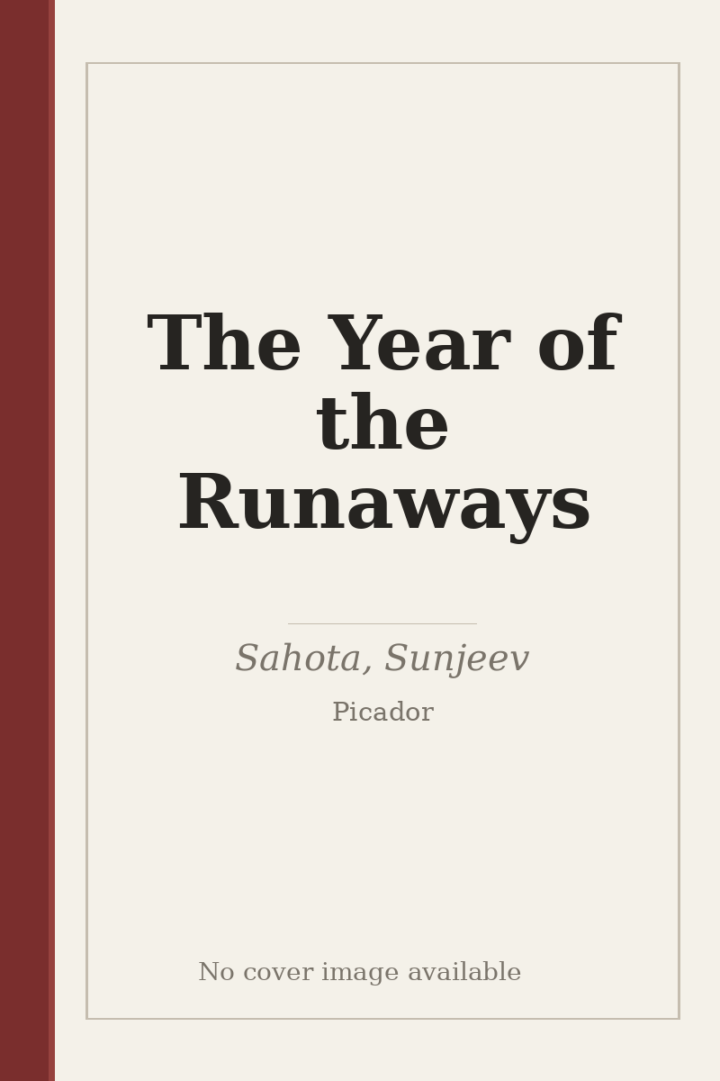 The Year of the Runaways - no cover image available