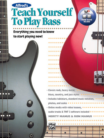 Alfred's Teach Yourself to Play Bass: Everything You Need to Know to Start Playing Now! (Book & DVD)
