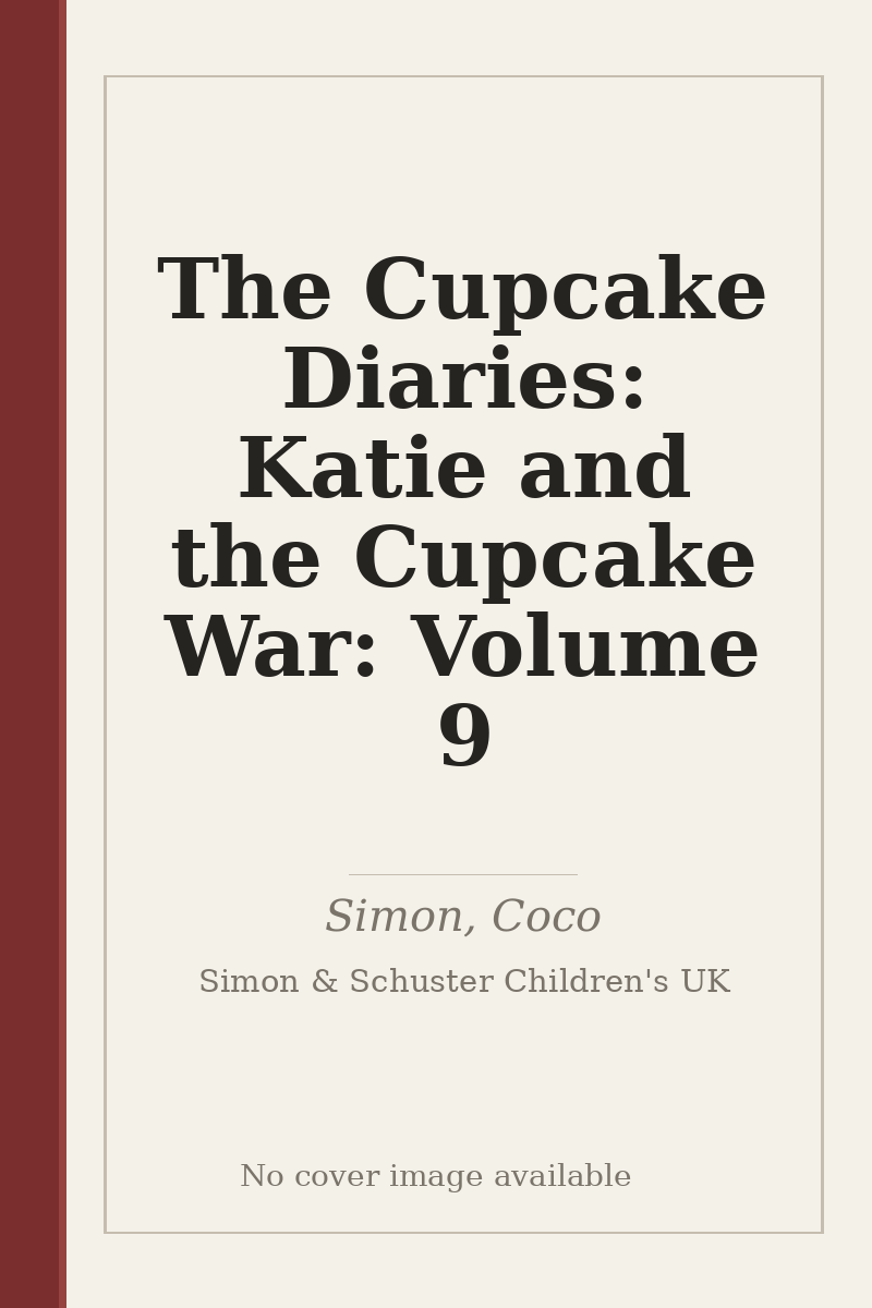 The Cupcake Diaries: Katie and the Cupcake War: Volume 9 - no cover image available