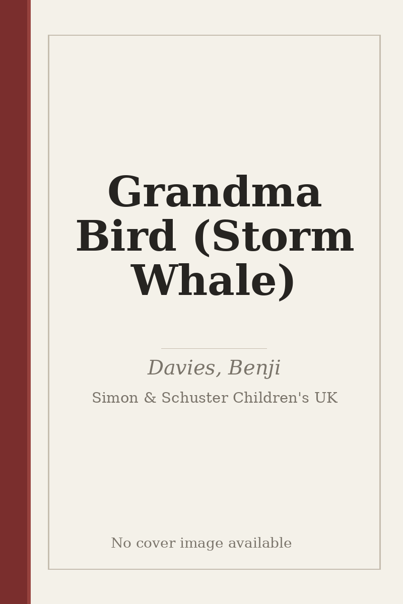 Grandma Bird (Storm Whale) - no cover image available