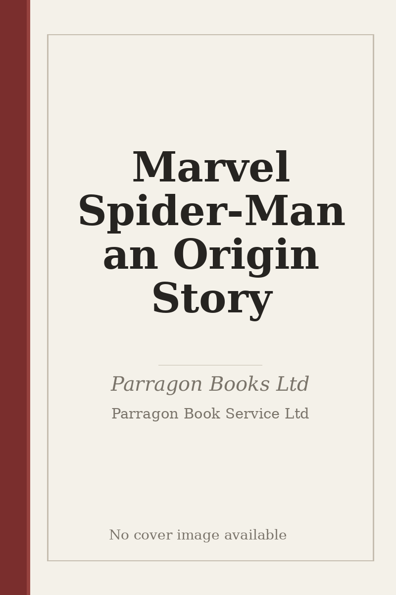 Marvel Spider-Man an Origin Story - no cover image available