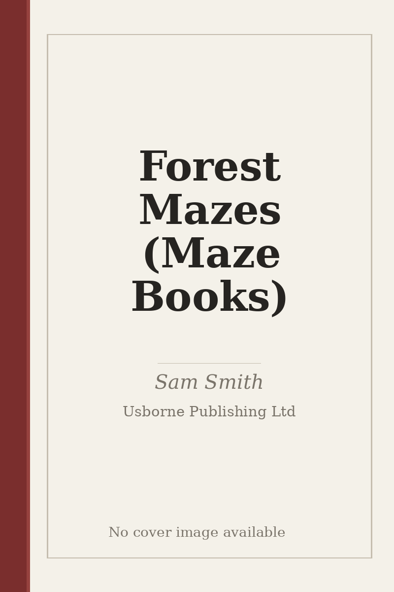 Forest Mazes (Maze Books) - no cover image available