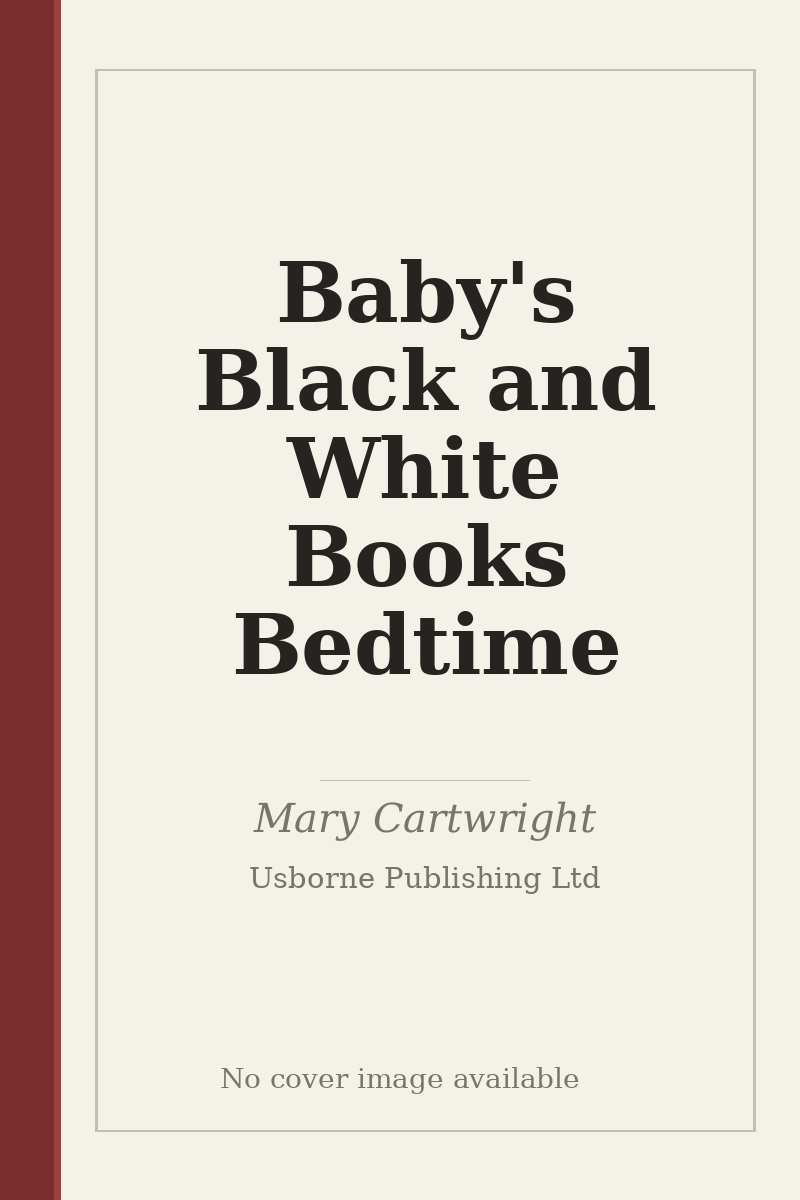 Baby's Black and White Books Bedtime - no cover image available