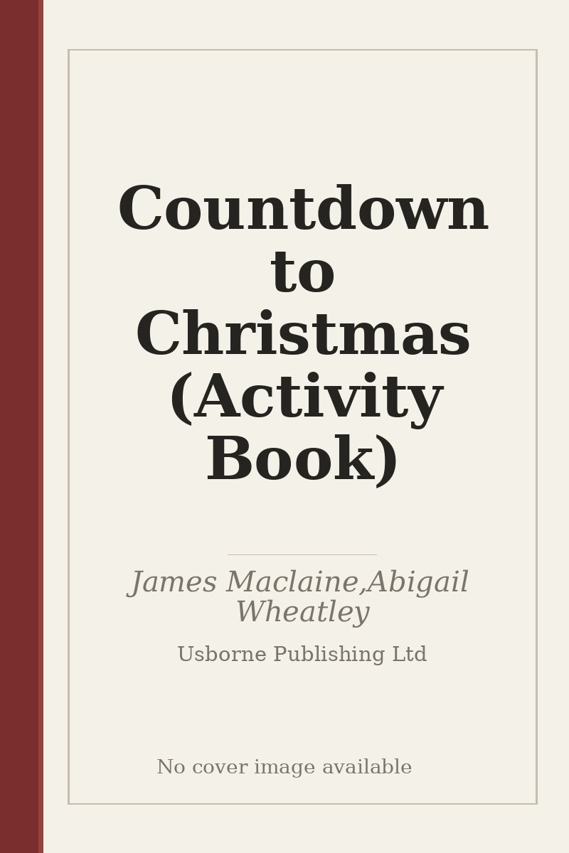 Countdown to Christmas (Activity Book) - no cover image available
