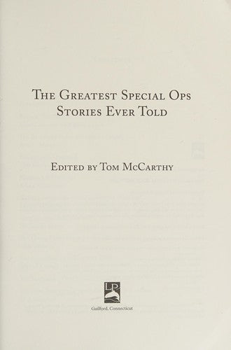 The Greatest Special OPS Stories Ever Told