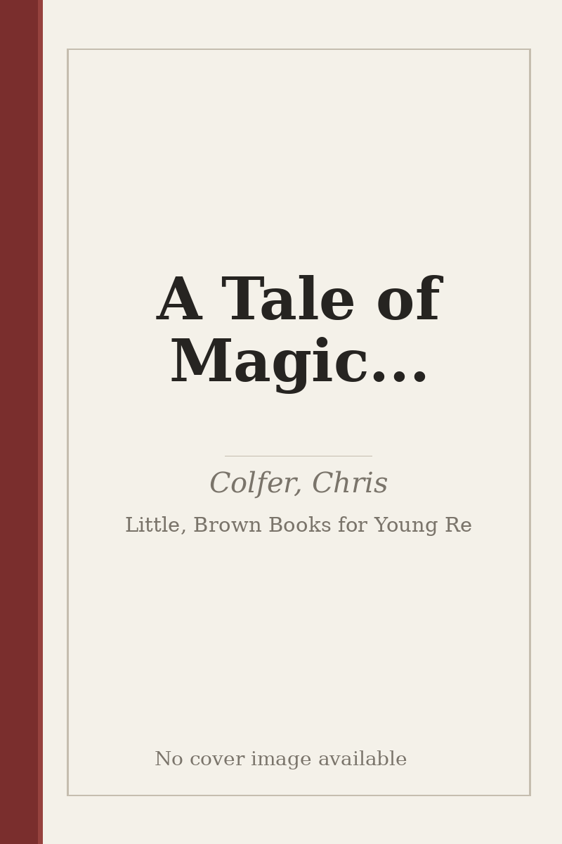 A Tale of Magic... - no cover image available