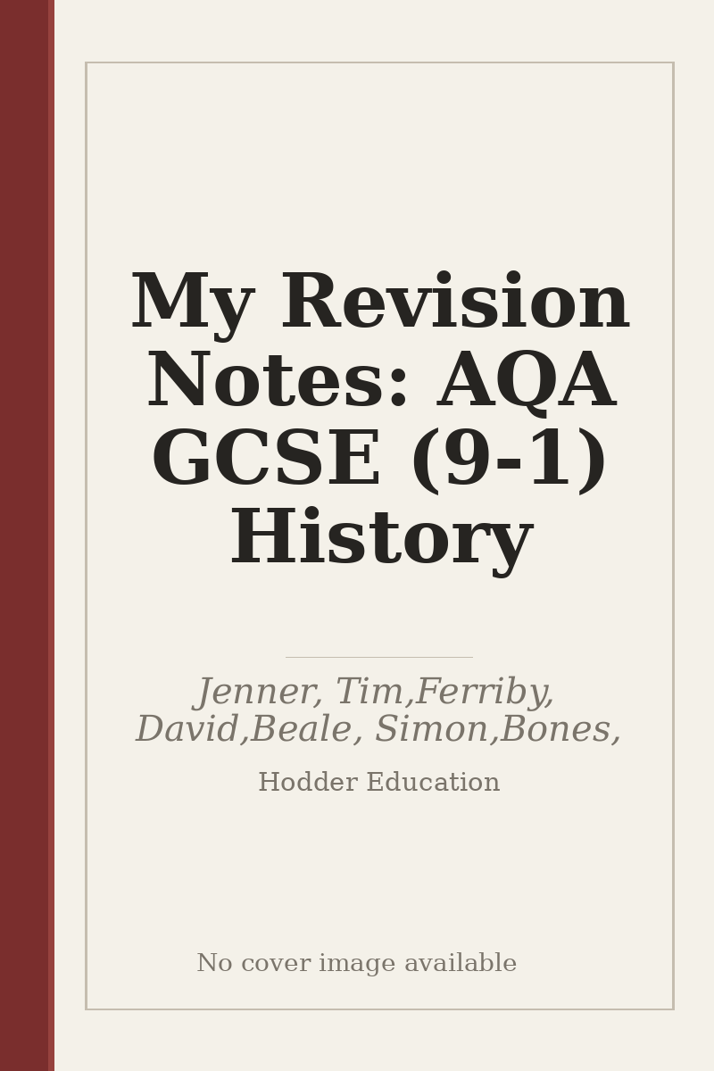 My Revision Notes: AQA GCSE (9-1) History - no cover image available