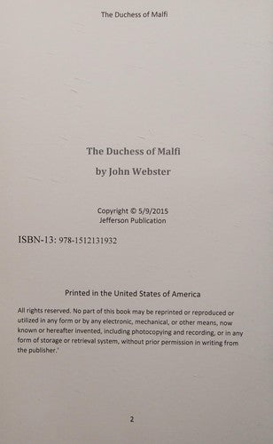 The Duchess of Malfi